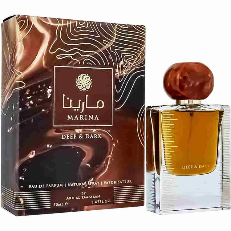 ادکلن ارض الزعفران مارینا دیپ اند دارک حجم ۵۰ میل